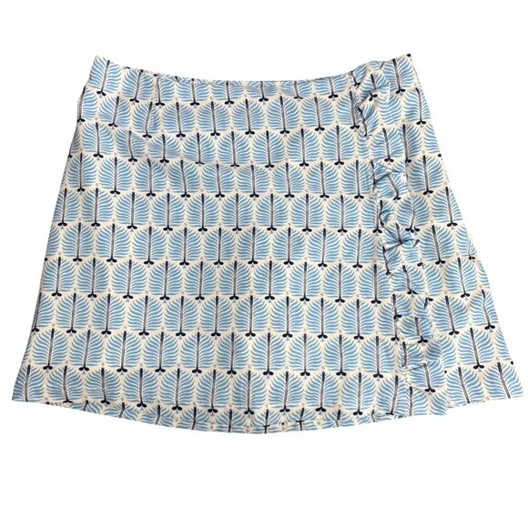 Smith & Quinn The Blaire Skort size XS in club palm print golf skirt ruffle - Picture 1 of 11